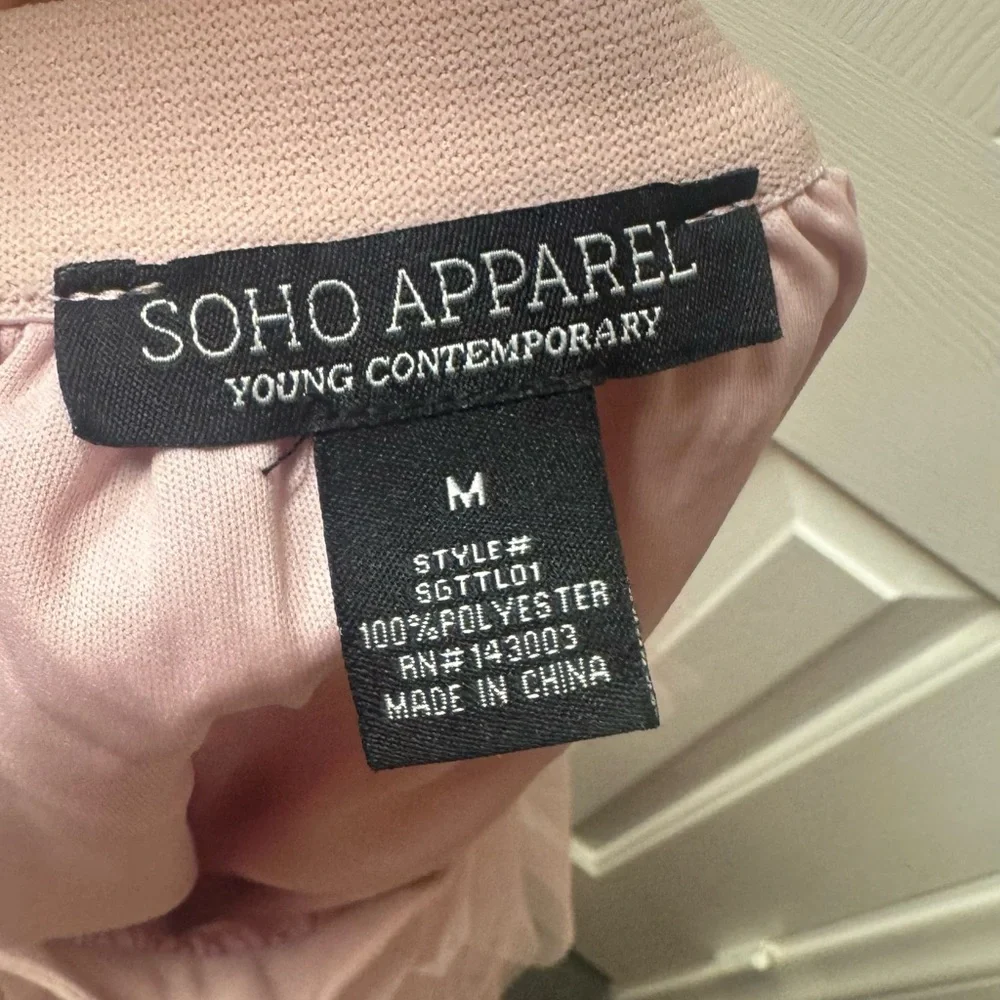 Soho Apparel Blush Tulle Skirt M - Picture 7 of 8